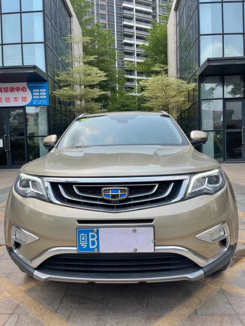 中山17年吉利博越1