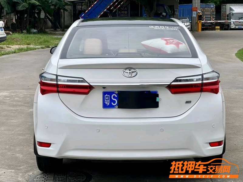东莞18年丰田卡罗拉4
